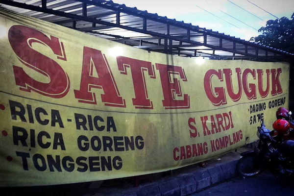 Warung kuliner olahan daging anjing di Solo Raya, Jateng. (Foto: Instagram/@wisatajiwa)
