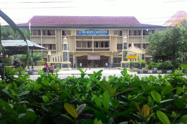 SMAN 4 Surakarta di Kelurahan Manahan, Kecamatan Banjarsari, Kota Surakarta, Jateng. (Foto: Google Maps/Anwar Maulana K)