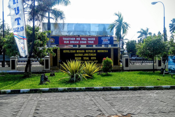  Mapolres Tegal Kota, Jateng. (Foto: Google Maps/Akhirudin Akhir)