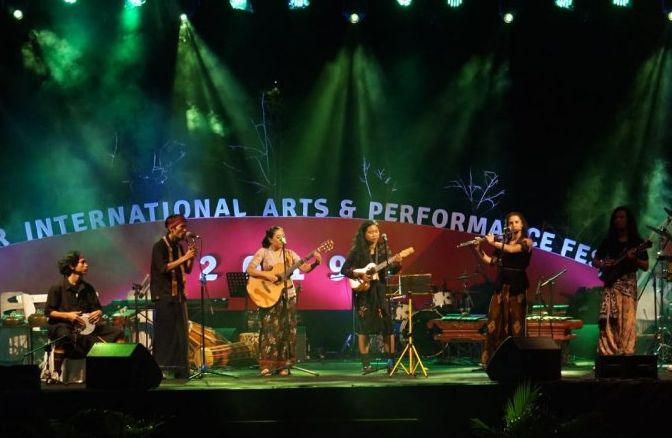 Pembukaan Borobudur International Arts and Performance Festival 2019/Foto: Antara.