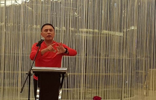 Kandidat Ketua Umum PSSI Komjen Pol M Iriawan atau Iwan Bule/Foto: I.C.Senjaya via Antara.