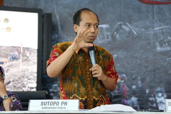 Kapusdatin Humas BNPB, Sutopo Purwo Nugroho. (Foto: BNPB)