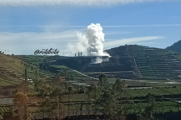 PLTP Dieng di kawasan Dataran Tinggi Dieng, Kabupaten Wonosobo, Jateng. (Foto: Google Maps/Maharjantie Nugrahestiani)