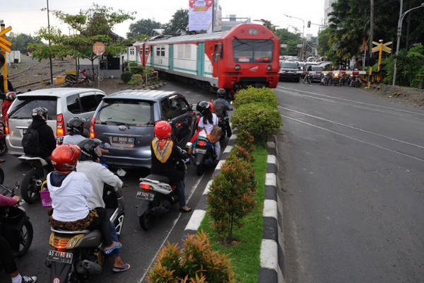 Perlintasan sebidang Purwosari di Kota Surakarta, Jateng. (Foto: Pemkot Surakarta)