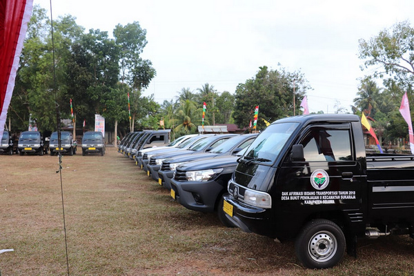 Moda transportasi darat bersumber dari DAK afirmasi untuk Kabupaten Seluma, Bengkulu. (Foto: Kemendes PDTT)