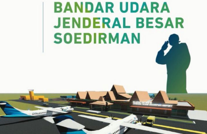 Ilustrasi Bandara Jenderal Besar Soedirman, Kabupaten Purbalingga, Jateng. (Foto: Twitter/@angkasapura_2)