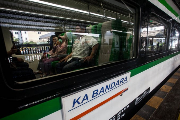 KA Bandara Yogyakarta International Airport, DIY. (Foto: Antara Foto/Andreas Fitri Atmoko)