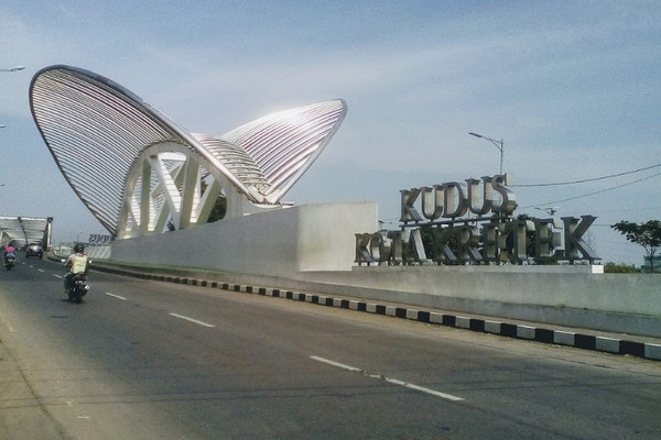 Gerbang Kudus Kota Kretek di Kabupaten Kudus, Jateng. (Foto: Google Maps/Irfan_Endrie KJ)