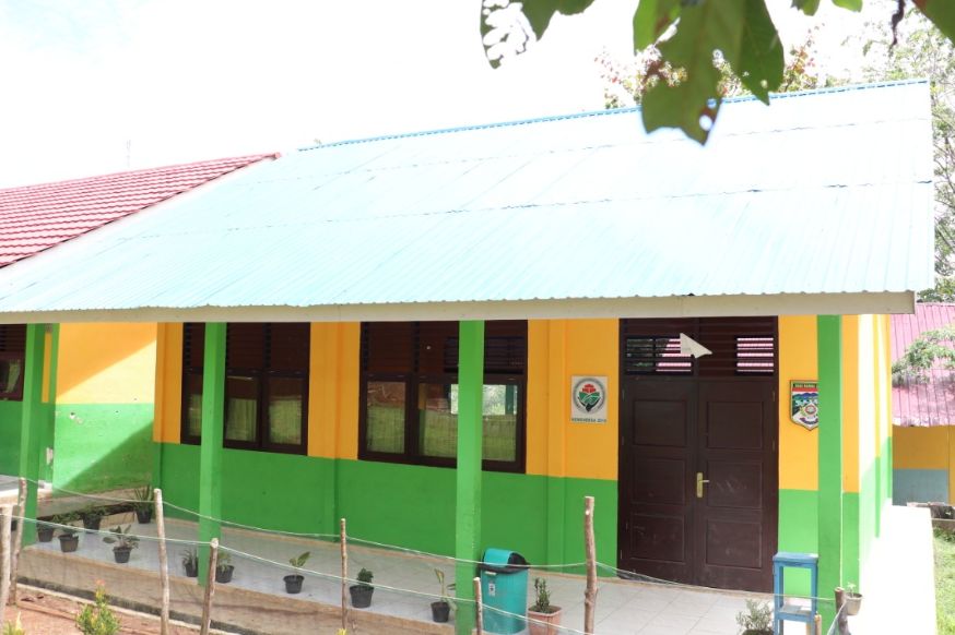 Wujud bantuan ruang kelas di daerah tertinggal dari Kemendes PDTT/Foto: Humas Kemendes PDTT.