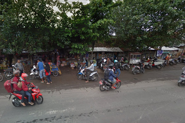 Pasar Sluke di Kabupaten Rembang, Jateng. (Foto: Google Street View)