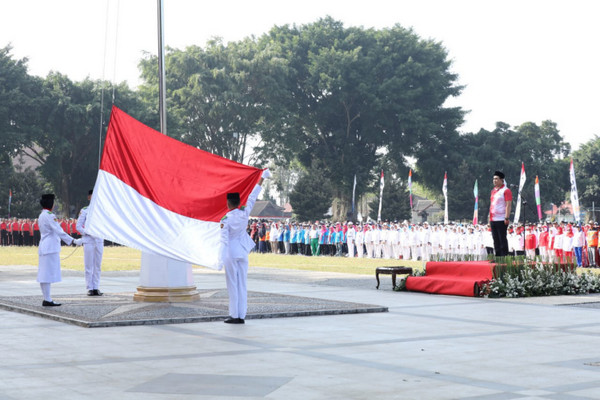 Upaya Peringatan Haornas di Kabupaten Wonosobo, Jateng, Senin (9/9). (Foto: Pemprov Jateng)