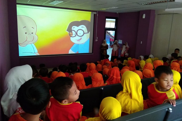 Sarana miniteater di Perpustakaan Kota Magelang, Jateng. (Foto: Pemkot Magelang)
