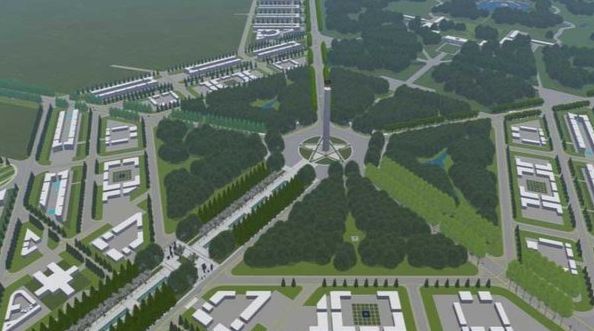Desain ibu kota baru/Foto: Kemen PUPR.