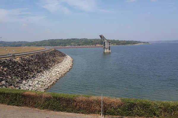 Waduk Kedungombo di Jateng. (Foto: Twitter/@KemenPU)