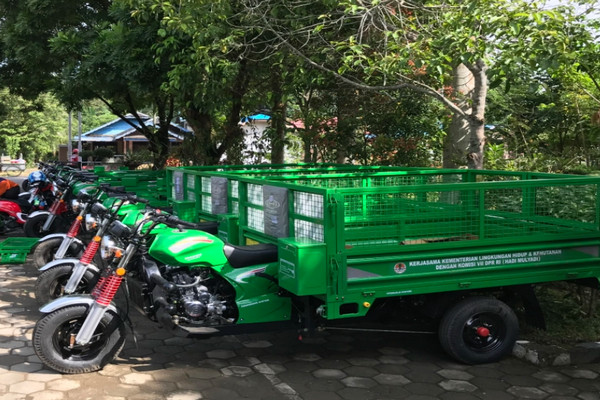 Ilustrasi motor pengangkut sampah. (Foto: Istimewa).