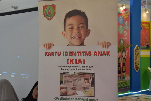 Kartu identitas anak (KIA). (Foto: Pemprov Kalteng)