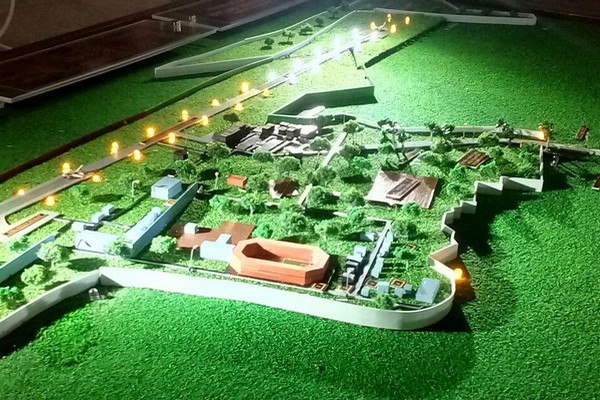 Maket Bandara Jenderal Besar Soedirman di Kabupaten Purbalingga, Jateng. (Foto: javasdesign8.blogspot.com)