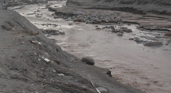 Foto ilustrasi lahar dingin Merapi (flickr).