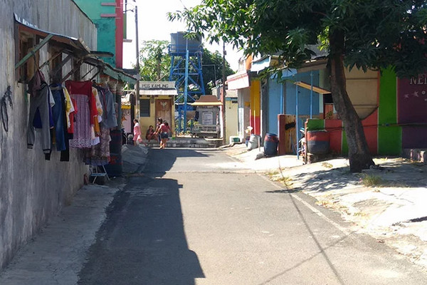 Suasana lengang di perkampungan Lokalisasi Gambilangu, Kota Semarang, Jateng. (Foto: Tagar/Agus Joko Mulyono)