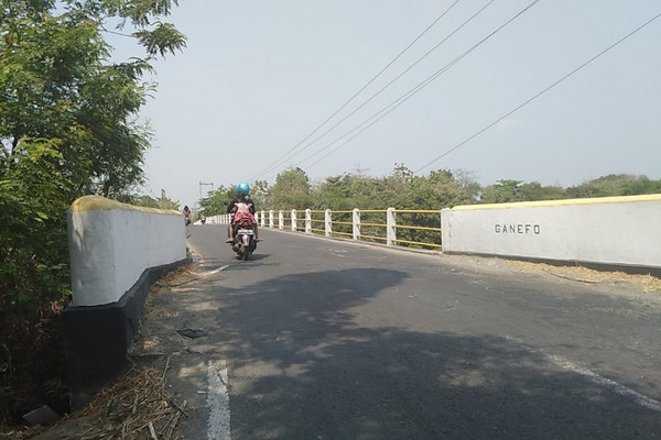 Jembatan Ganefo di Kabupaten Sragen, Jateng. (Foto: Google Maps/jito wiyono)