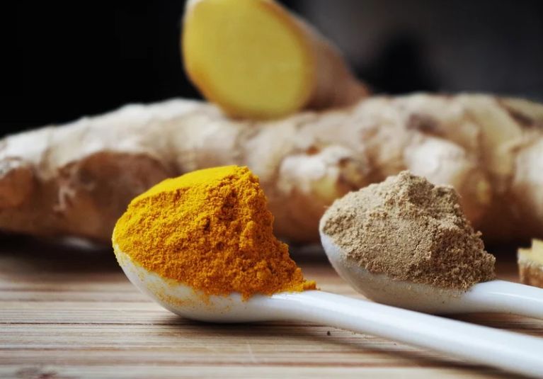 Kunyit dan Jahe (Pixabay).