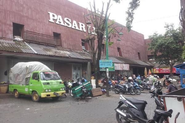 Penampakan Pasar Legi di Kota Surakarta, Jateng, sebelum kebakaran pada 2018. (Foto: UNS)