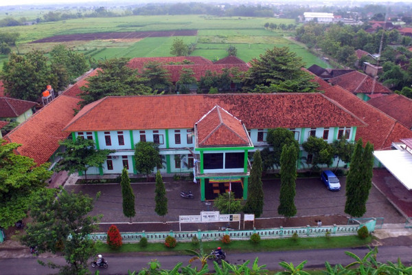 SMKN 1 Miri di Kabupaten Sragen, Jateng. (Foto: Google Maps/Bakir Joyondaru)