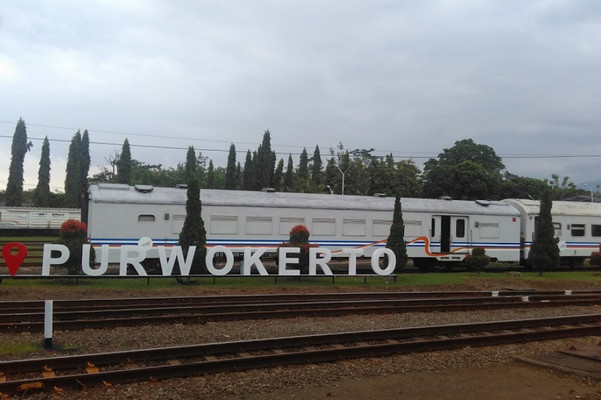 Stasiun Purwokerto di Kabupaten Banyumas, Jateng. (Foto: Google Maps/dirmawan hatta)