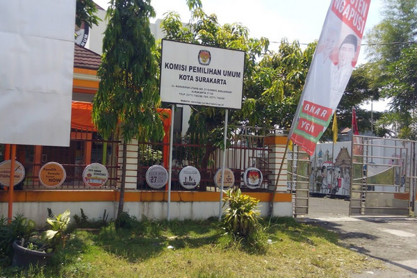 Kantor KPU Surakarta, Jateng. (Foto: Google Maps/Miftakhul Jannah)