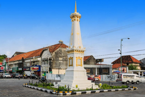 Tugu Pal Putih di Kota Yogyakarta, DIY. (Foto: Google Maps/Rio Satya)