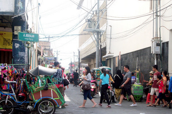 Penampakan pedagang kaki lima di kawasan Malioboro, Kota Yogyakarta, DIY. (Foto: Pemprov DIY)