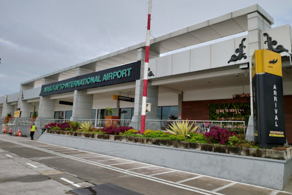 Bandara Adisutjipto di Kabupaten Sleman, DIY. (Foto: Google Maps/Rizky Agung)