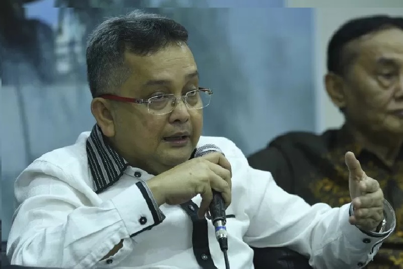 Anggota Komisi III DPR dari Fraksi PDI Perjuangan Trimedya Panjaitan (kiri). Foto Antara/Nova Wahyudi/ama.