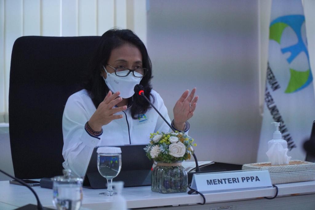 Foto: Menteri PPPA, Bintang Puspayoga. Dokumentasi: laman kemenpppa.go.id