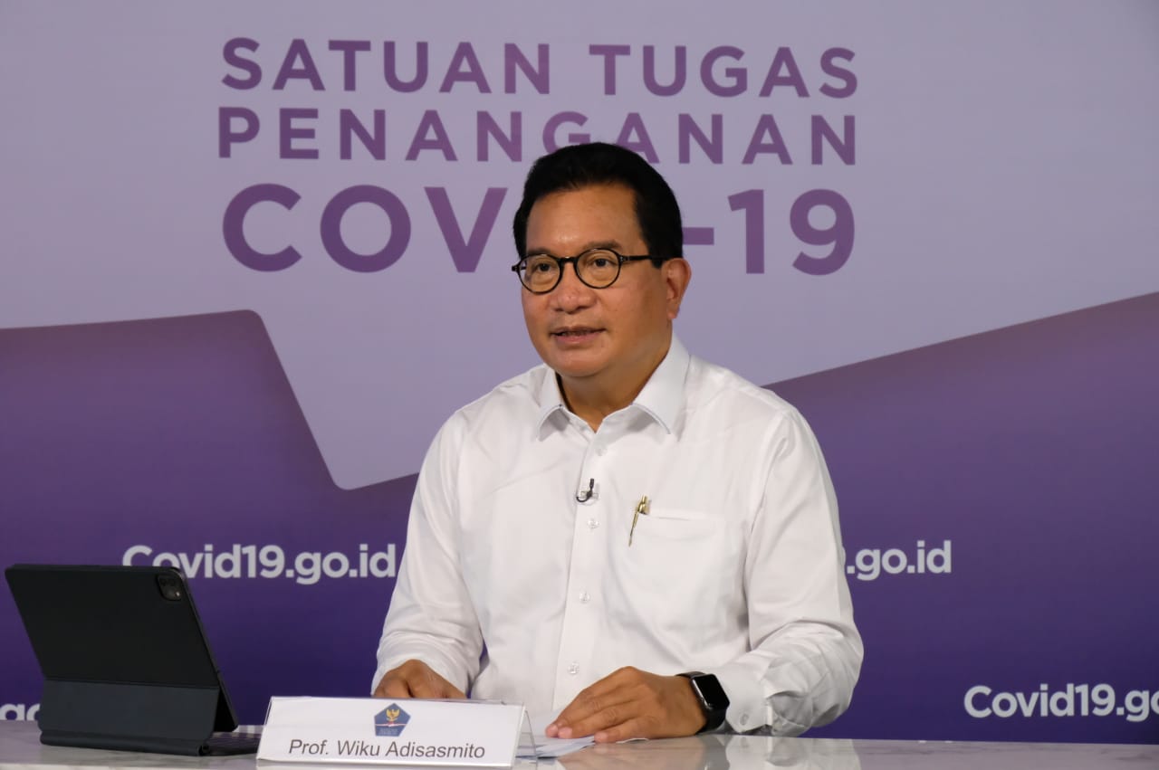 Foto: Jubir Satgas Penanganan Covid-19, Wiku Adisasmito. Dokumentasi: covid19.go.id