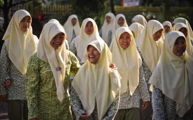 Siswi madrasah. Foto: flickr.com.