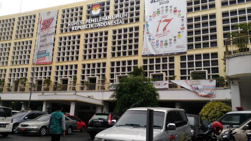 Kantor KPU RI di Jalan Imam Bonjol, Menteng, Jakarta Pusat. Google Maps