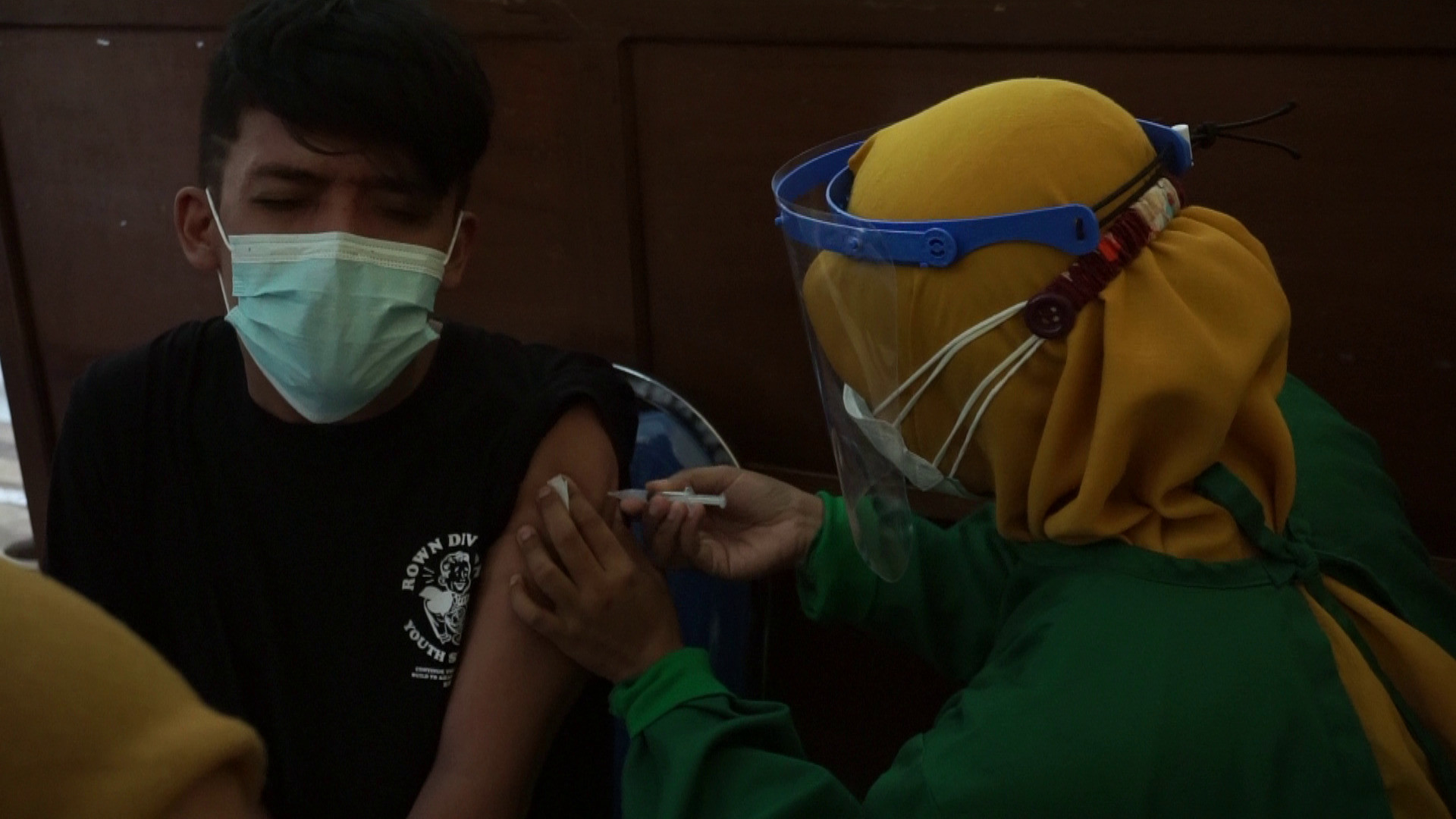 Aktivitas vaksinasi di Kecamatan Nogosari. Foto: boyolalikab.go.id