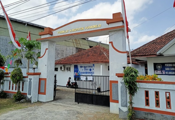 Gedung Pusdiklat Purworejo sebagai tempat isolasi terpusat (Foto: Laman purworejokab.go.id)