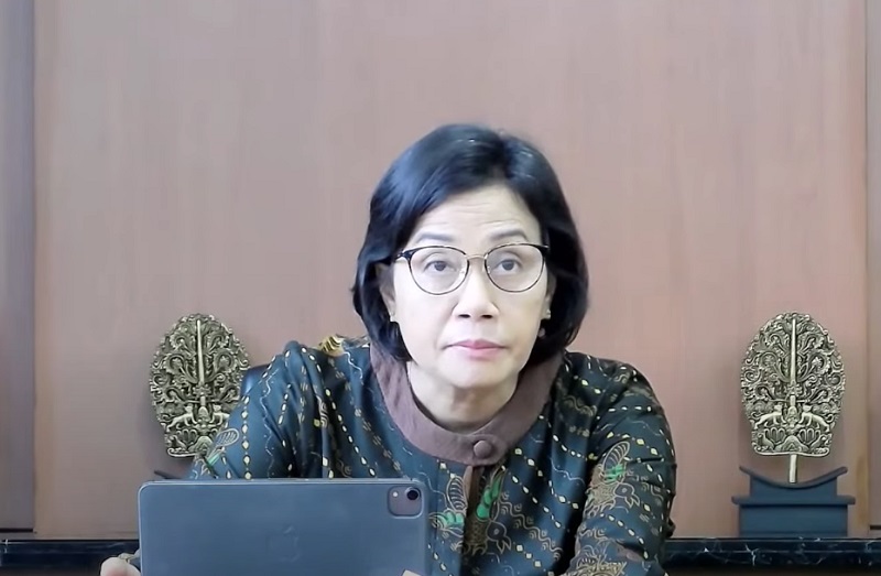 Menkeu, Sri Mulyani di sela-sela konferensi pers APBN Kita September 2021. Foto: Tangkapan layar YouTube @ Kemenkeu RI