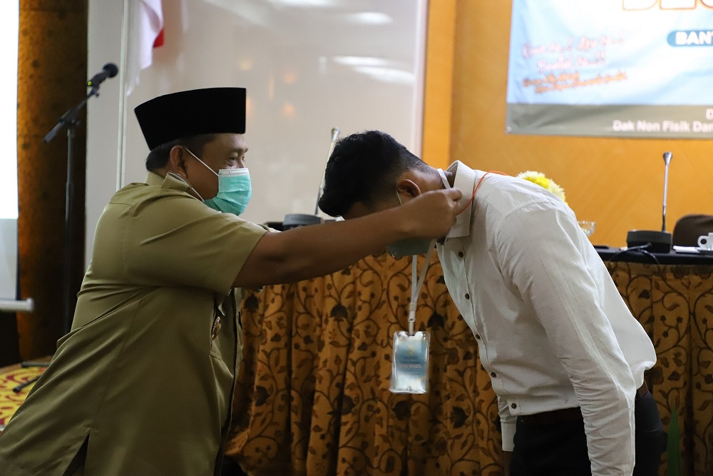 Wakil Bupati Bantul, Joko B. Purnomo secara simbolis membuka pelatihan Pengelolaan Desa Wisata. Foto: bantulkab.go.id