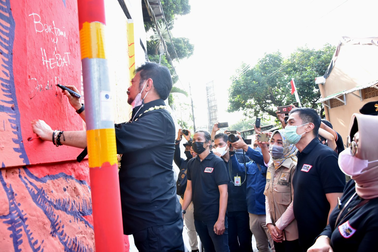 Mentan SYL saat peresmian Kampung Singkong Salatiga. Foto: salatiga.go.id