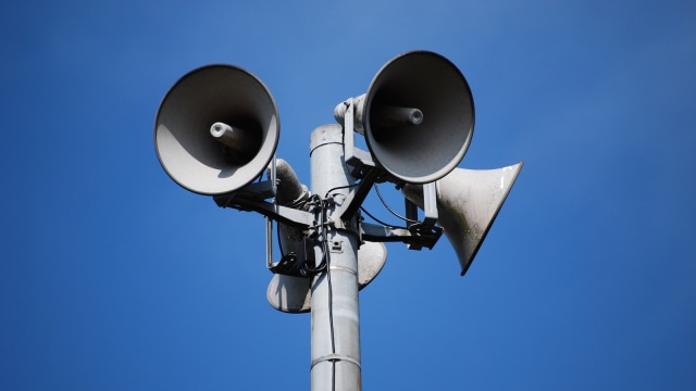 Speaker masjid. Foto: shutterstock.com