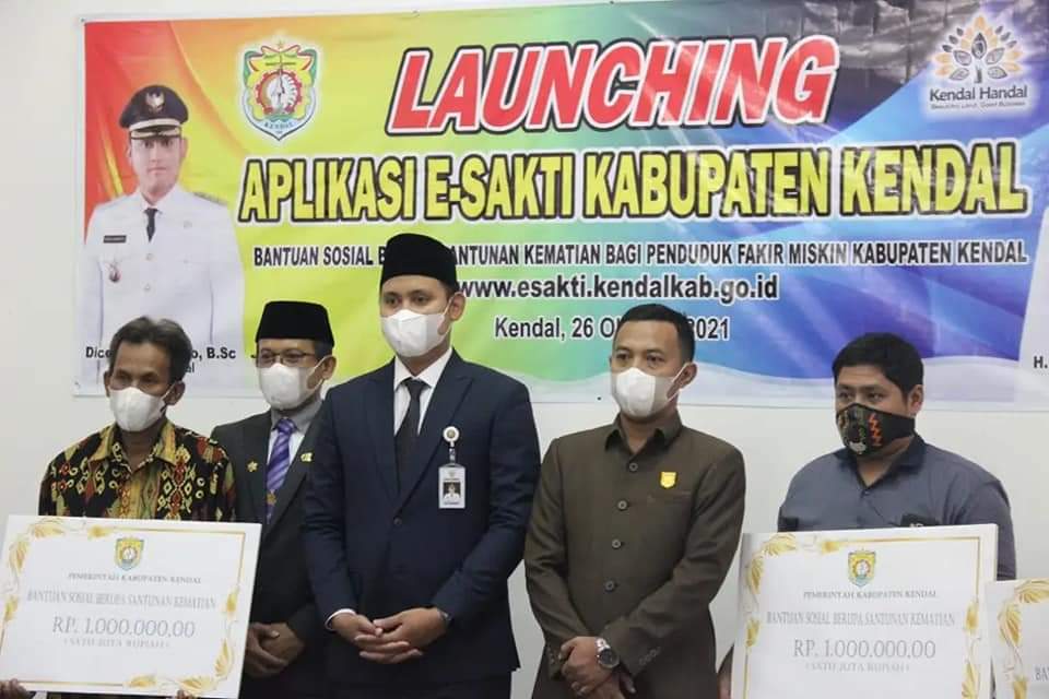 Kegiatan peluncuran aplikasi E-Sakti Kabupaten Kendal. Foto: jatengprov.go.id