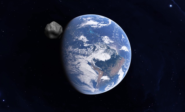 Ilustrasi asteroid menuju bumi (Foto: Pixabay)