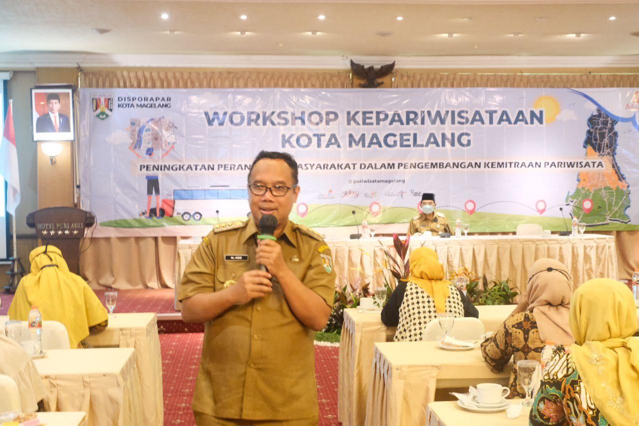 Wali Kota Magelang, Muchamad Nur Aziz di sela-sela Workshop Kepariwisataan. Foto: jatengprov.go.id