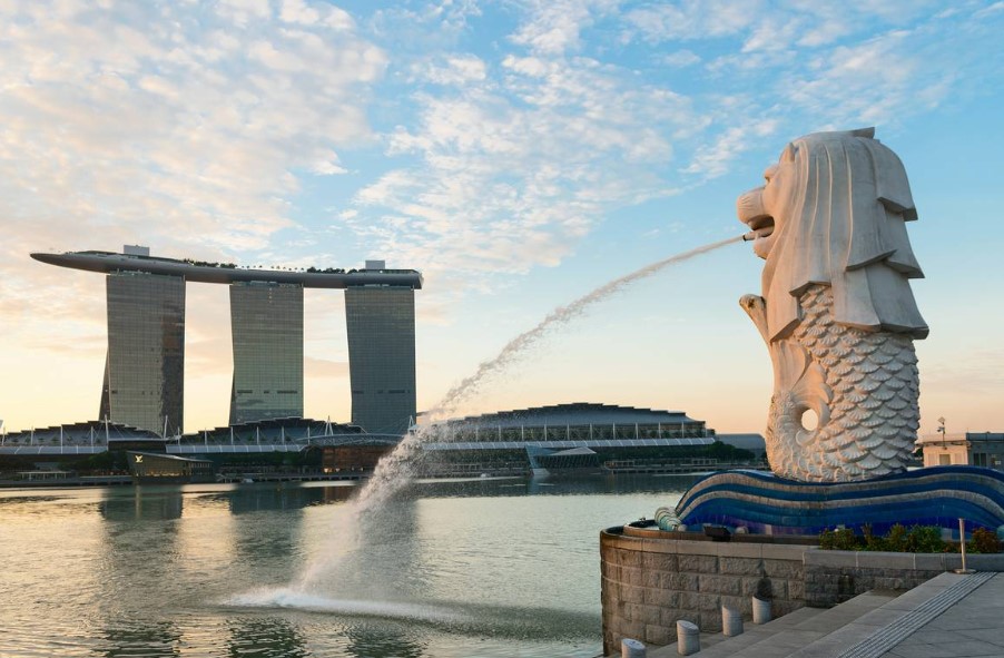 Merlion Singapura. Foto: visitingsingapore.com