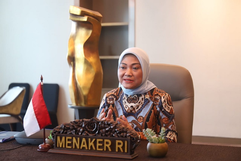 Menteri Ketenagakerjaan, Ida Fauziyah. Foto: Humas Kemnaker