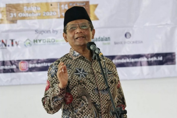 Menteri Koordinator bidang Politik, Hukum dan Keamanan, Mahfud MD. Foto: Dokumentasi Kemenko Polhukam