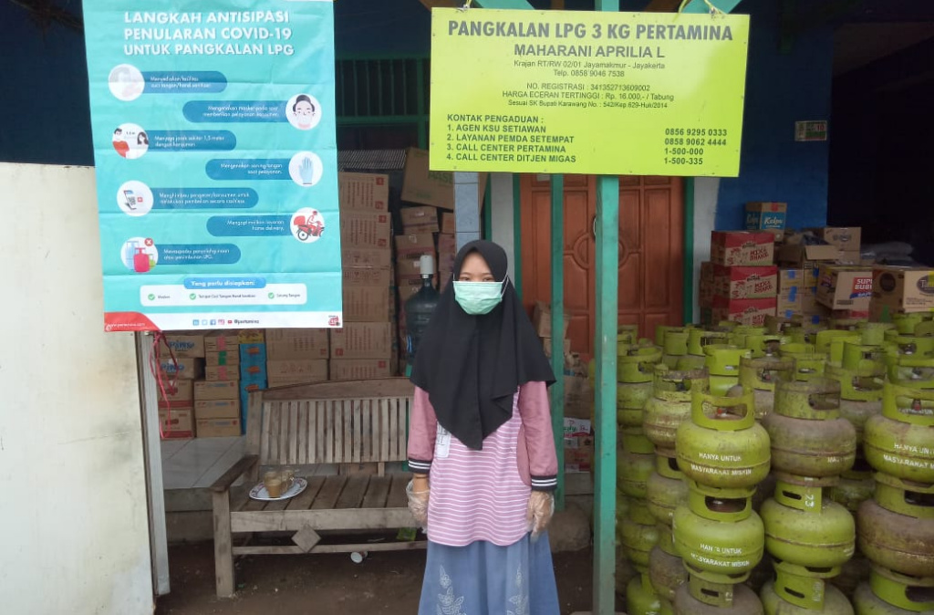 Pangkalan gas melon 3 kilogram. Foto: pertamina.com